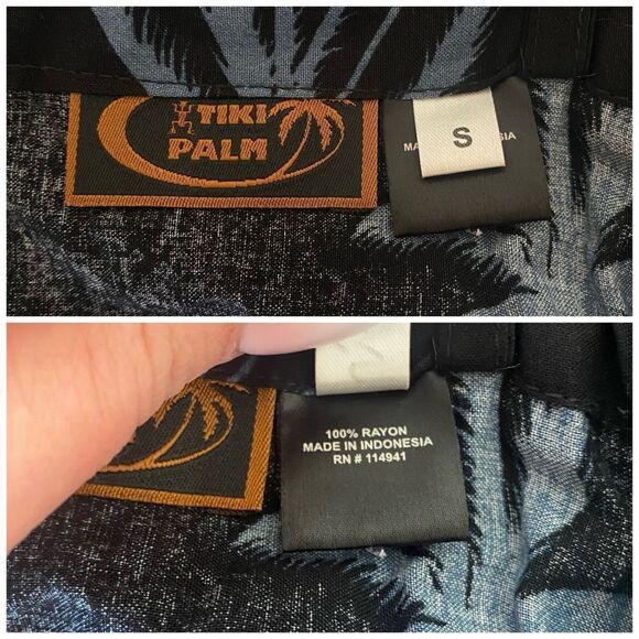 TIKI PALM Black Parrot Palm Tree Print Sequin Maxi Beach Dress - Picture 12 of 12